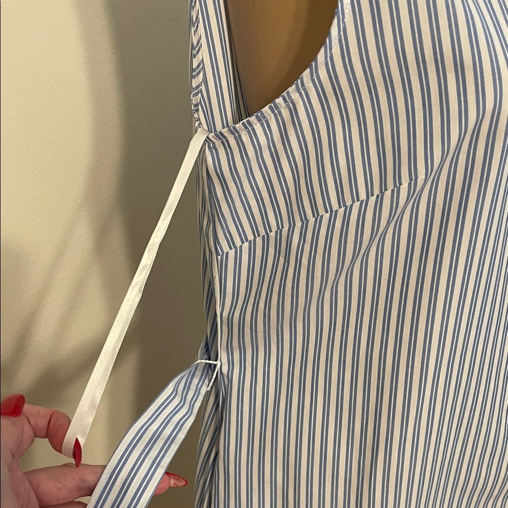 NWT Tommy Hilfiger Blue & White Striped Shirt Dress - Picture 11 of 15